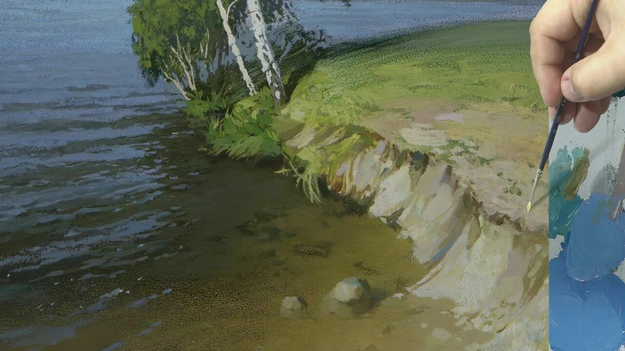 Вода урок видео. Алексей епишин пейзажи вода. алексей епишин художник картины. алексей епишин прозрачная вода. художник епишин мастер класс.