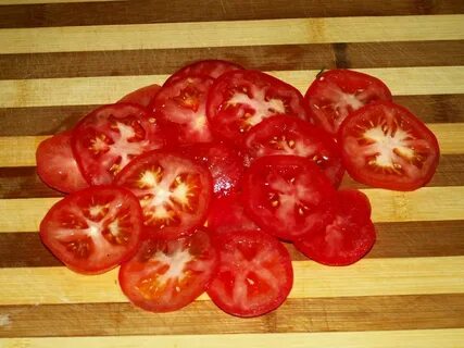 Рецепт помидор кружочками