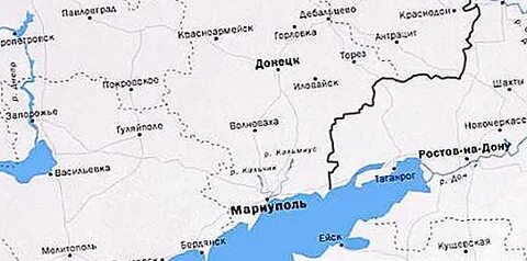 Расстояние от таганрога до мариуполя