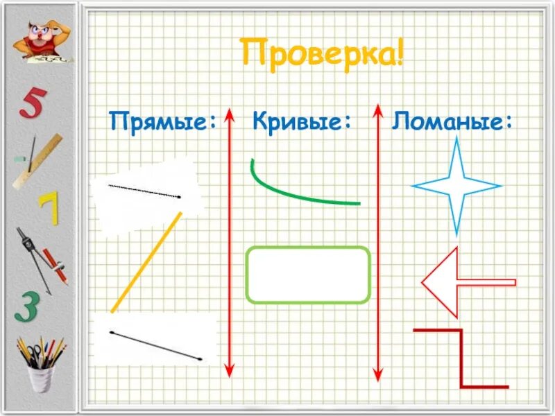 Прямая план урока. План урока картинка. План урока математики. Прямая и кривая линия. Цели урока математики в начальной школе.