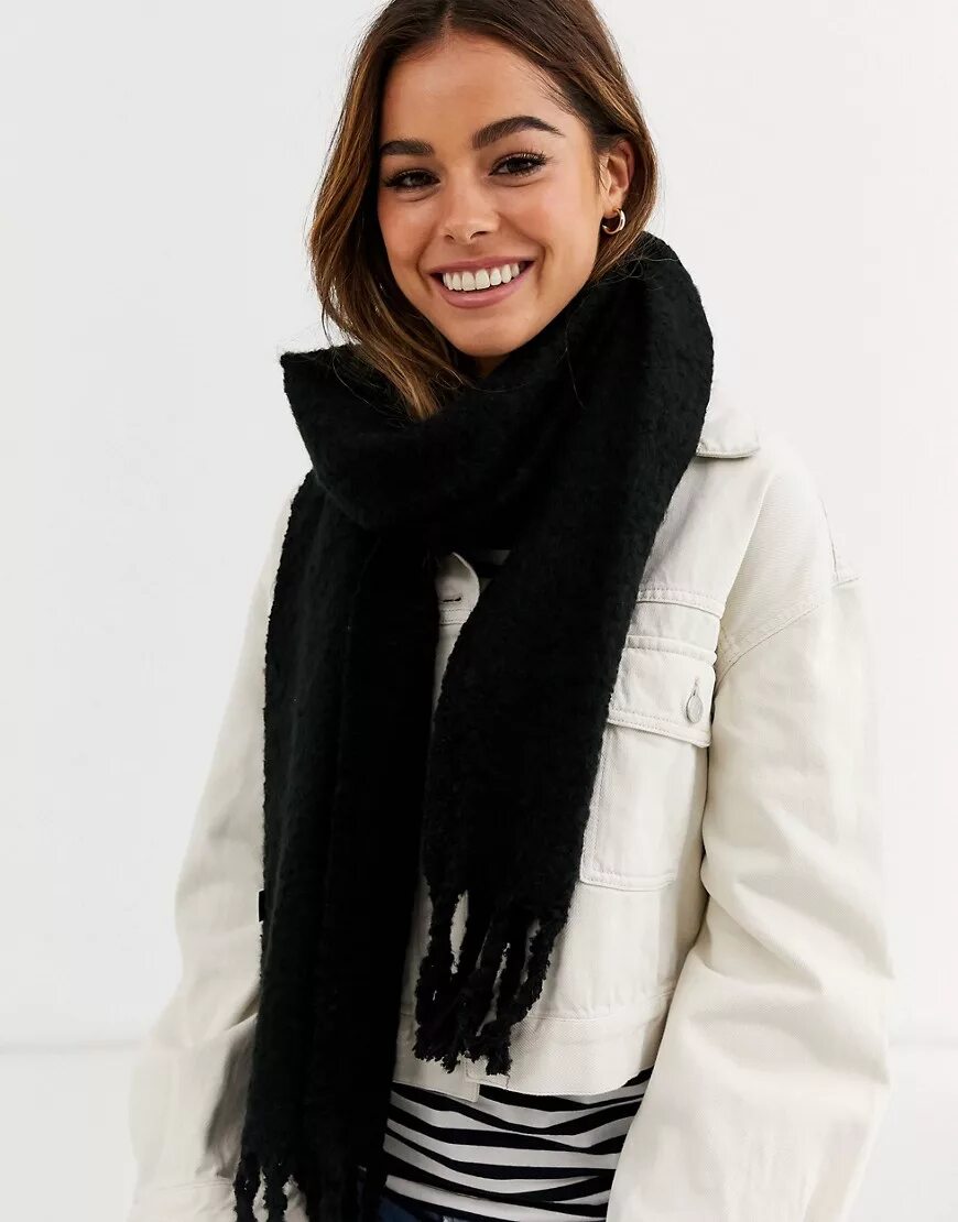 пушистый шарф. шарф женский мохнатый. Extra long mohair scarf. шарф с кисточками. пушистая шаль.