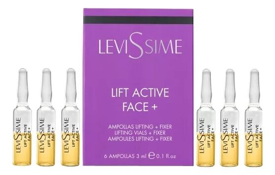 Lift active. Ампулы лифтинг. Levissime Lifting. Levissime Lift Active face+ фиксирующие лифтинг-ампулы для лица. Levissime концентрат фиксирующ лифтинг-ампулы 6*3мл.