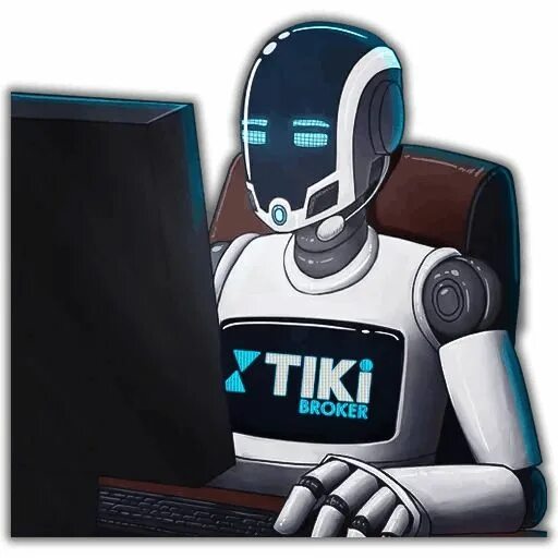 TIKI BROKER" stickers set for Telegram