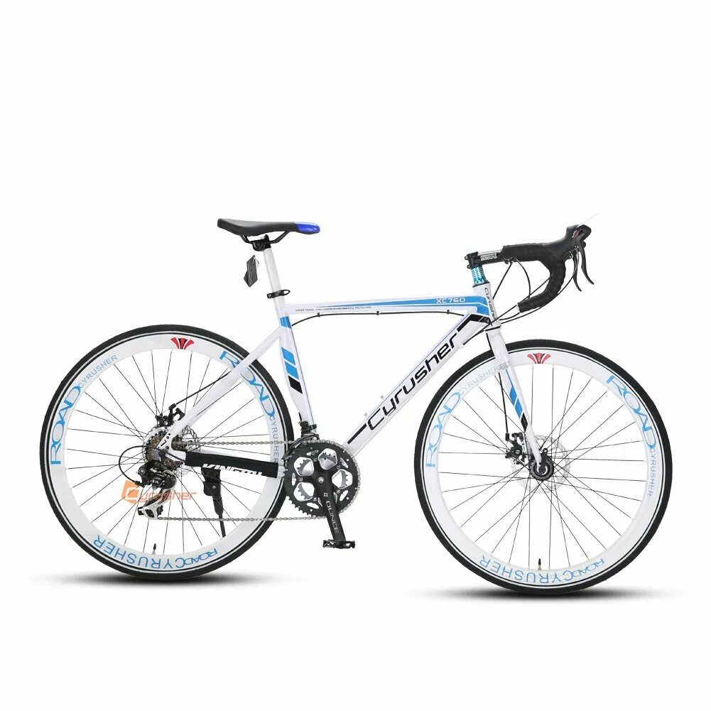 Шоссейный велосипед Speedy Olympia. Велосипед Racing Aluminium Biccling. Велосипед бело голубой. Велосипед шоссейный китайский алюминиевый.