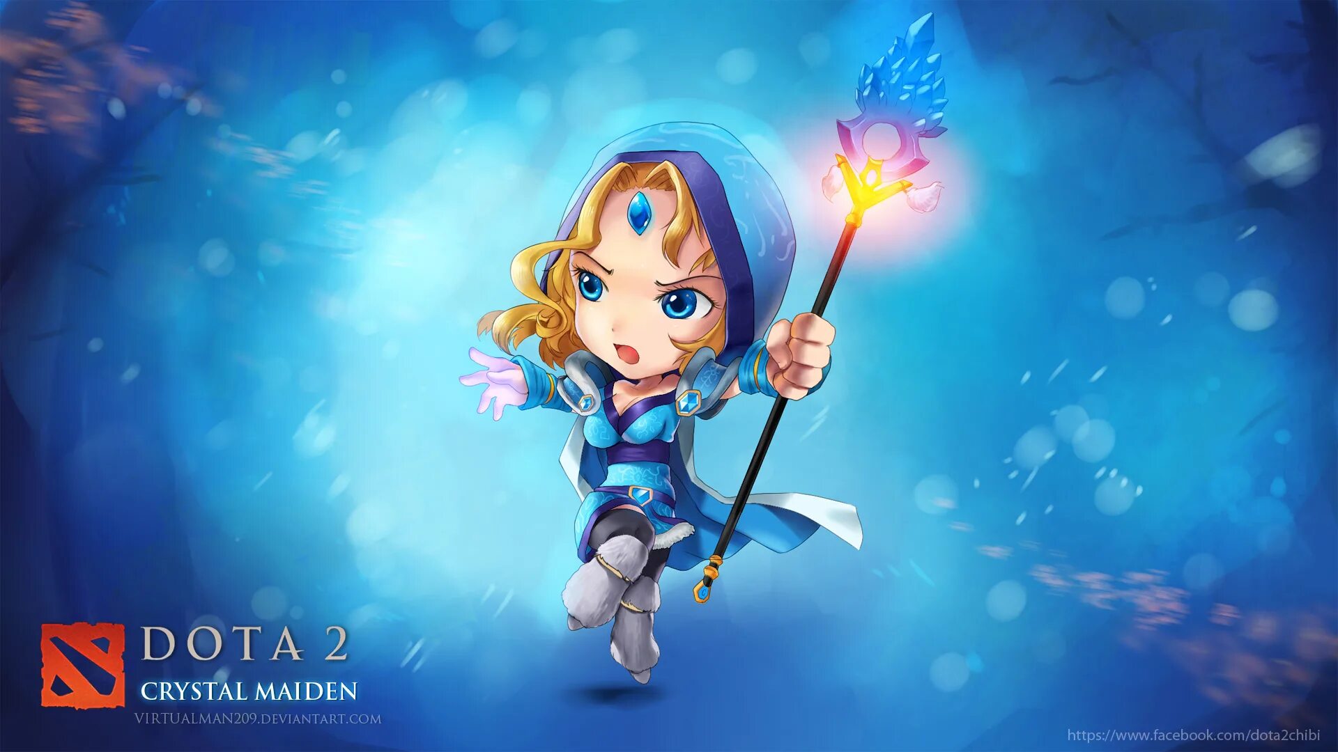 Crystal Maiden. Дота 2 Crystal Maiden. Dota 2 Кристал мейден Чиби.