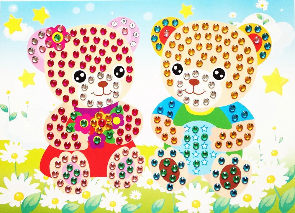 детская аппликация со стразами. аппликация стразами для детей. аппликации для детей от полтора года. интересные аппликации для детей. аппликации детские набор.