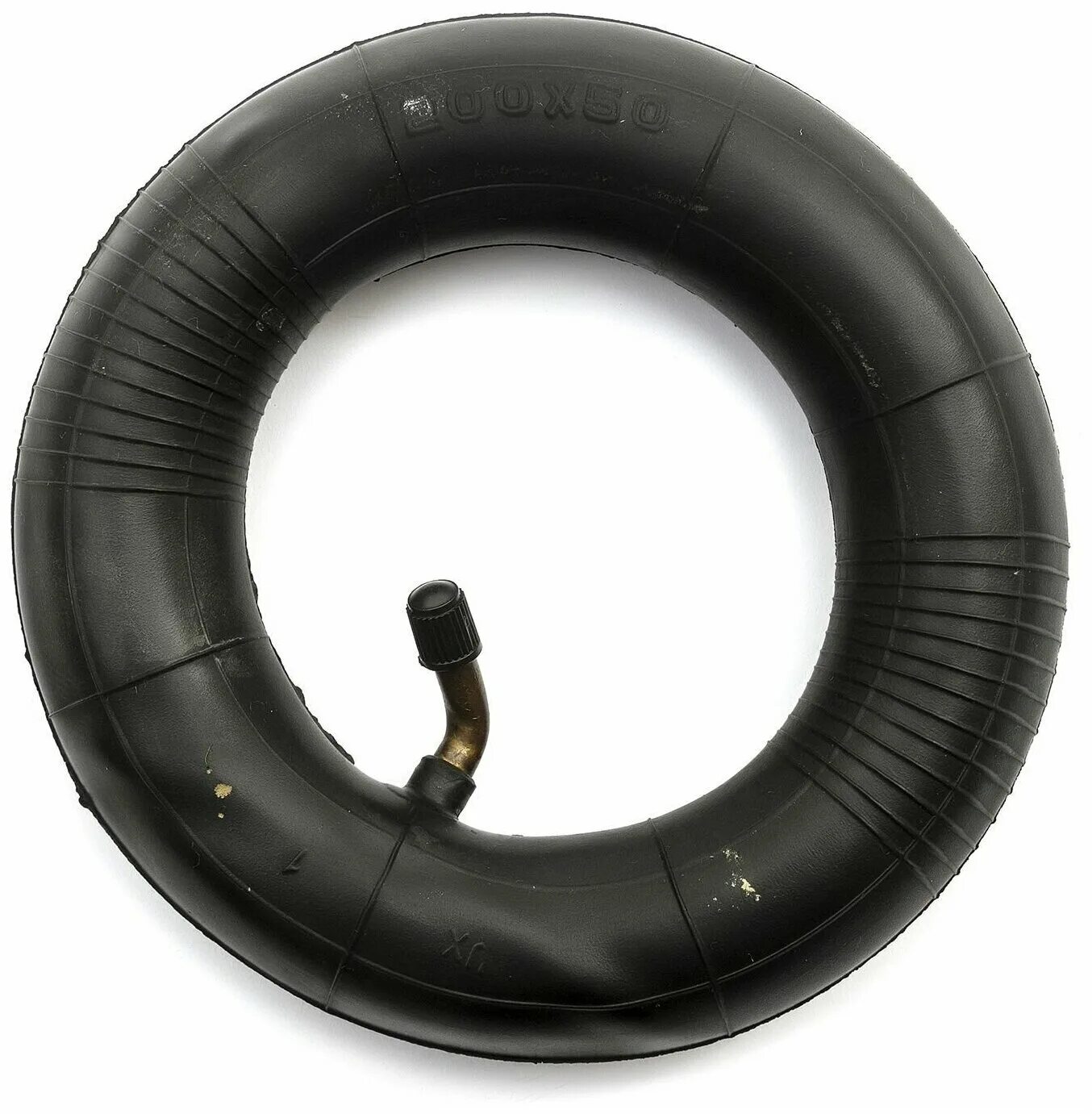 камера на самокат kugoo x1. 125 кривой ниппель. 50/4. 50 (152×57) нипель 45°. камера 10 2,5 дюймов с прямым ниппелем.