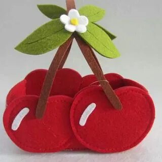 Felt cherry