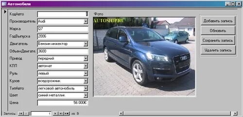 База данных автомобилей. БД автомобилей. База данных автомобили access. База данных автосалон.