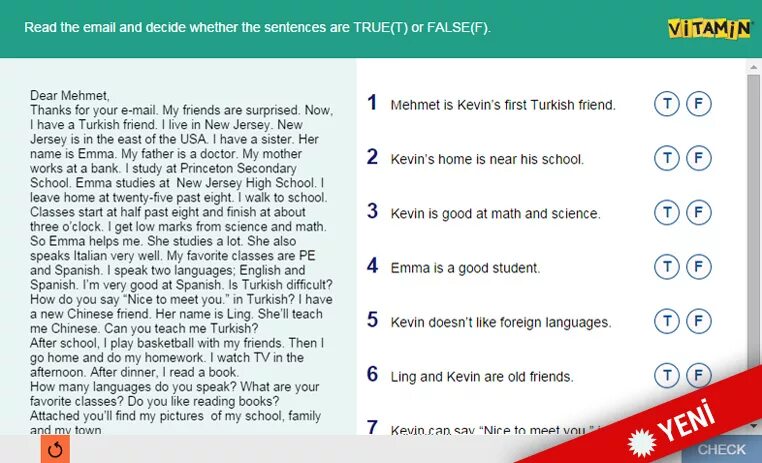 True or false reads English books ответы на вопрос.