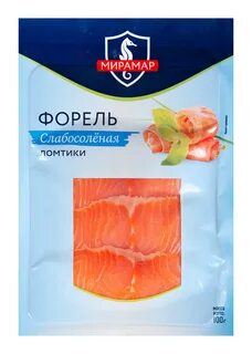 Форель слабосоленая ломтики
