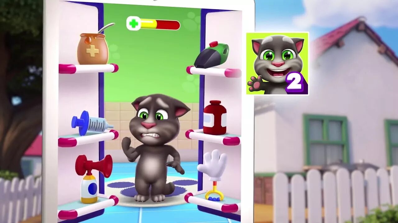 Игры для тома 2. My talking Tom 2. My talking Tom 2 Trailer. Говорящий дом. Talking Tom три в ряд.