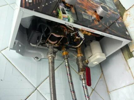 Газовая колонка как подключить воду