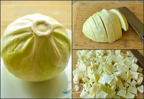 Нарезка капусты шашками