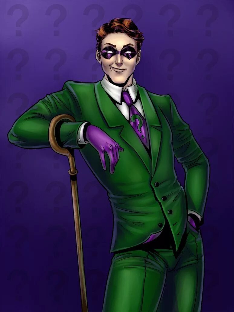 Загадочник Бэтмен. Риддлер DC Comics. Riddler batman