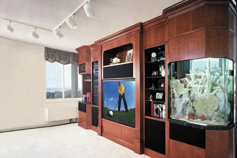 Камин с аквариумом. Стенка в гостиную с аквариумом. Аквариум в шкафу. Стенка с аквариумом. Аквариум в стенке.