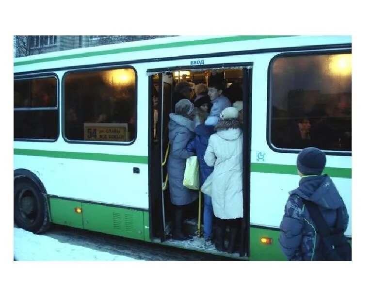 Лезет в автобусе. Лезет в автобусе