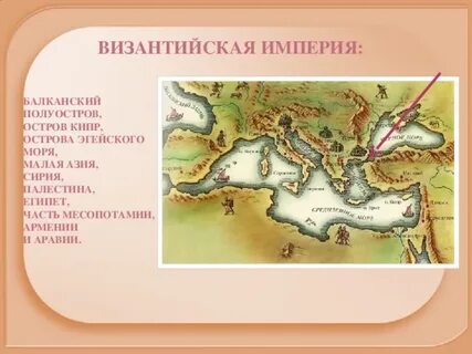 Состав восточной римской империи
