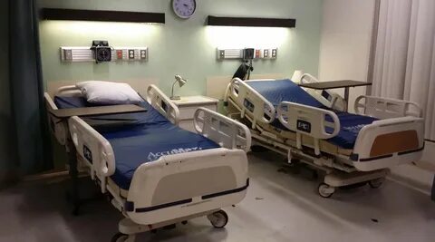 Hospital movie set.