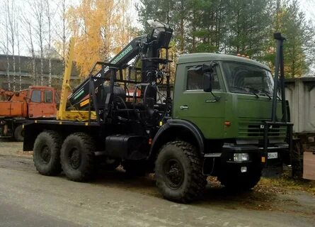 Камаз лесовоз с манипулятором
