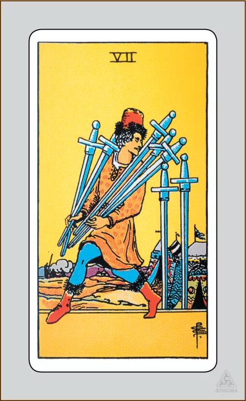 7 мечей таро значение. 7 мечей значение сочетание. 7 мечей таро райдера уэйта. Таро райдера 7 мечей. 7 мечей таро.