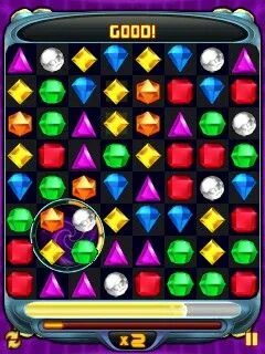Игра блоки драгоценных камней