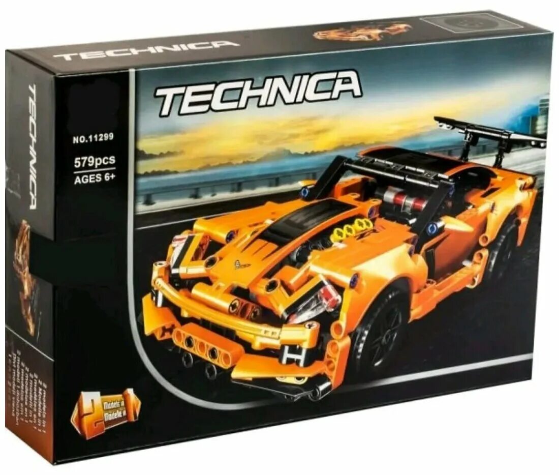 Конструктор Автомобиль гоночный 92PRO на радиоуправлении (Technic) / 850 детали 