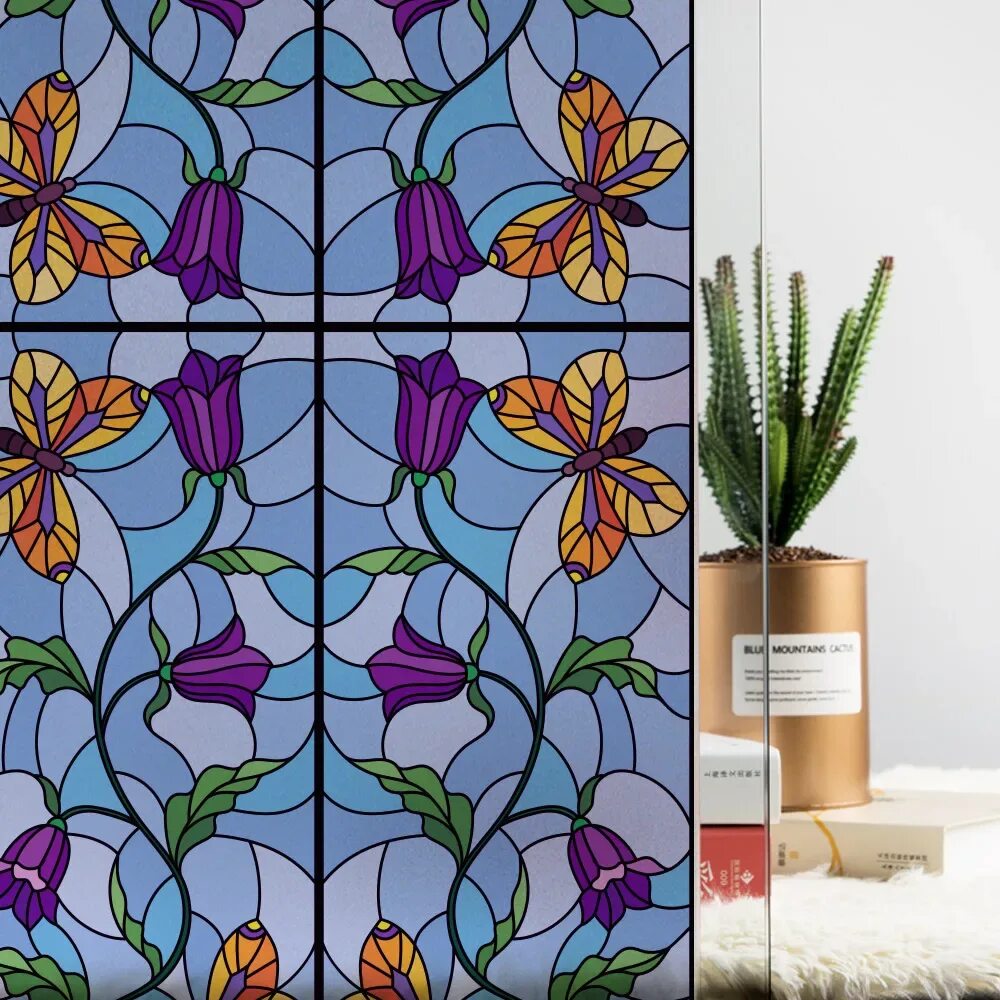 Статические наклейки на окна