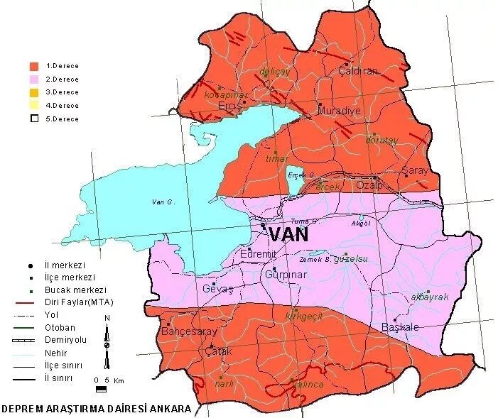 Ван (ил). Van Map. Türkiyede deprem 2023 год. Faylar. Эфе депрем