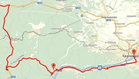 Новосибирск красноярск расстояние время в пути