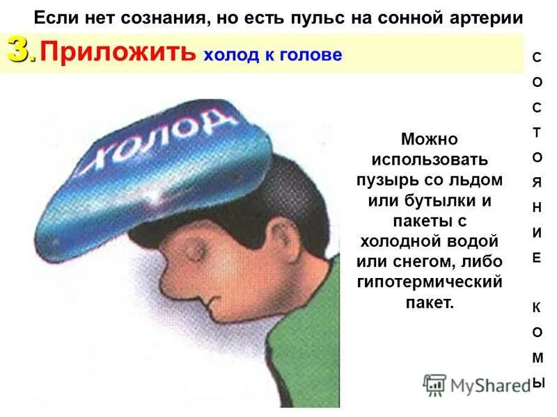 нет сознания но есть пульс. сколько нужно держать лед при ушибе. приложить лед к перелому. первая медицинская помощь при обмороке. прикладывание льда при травме.