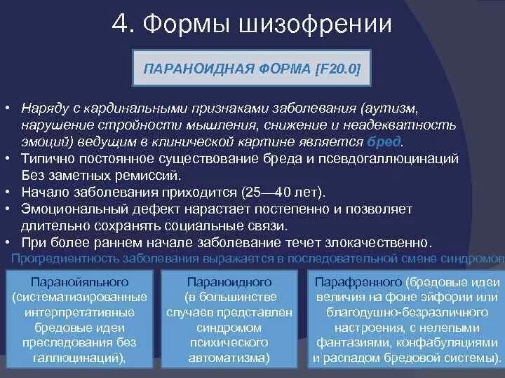 Какая бывает шизофрения виды. Формы шизофрении. Стадии параноидной шизофрении. Диагностические критерии параноидная шизофрения