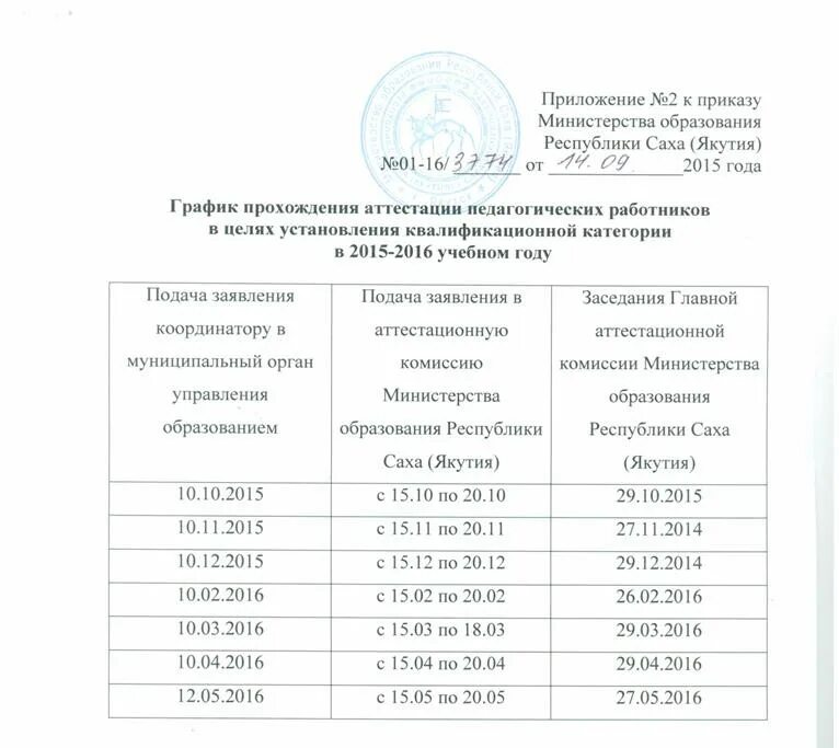 Время работы министерства образования