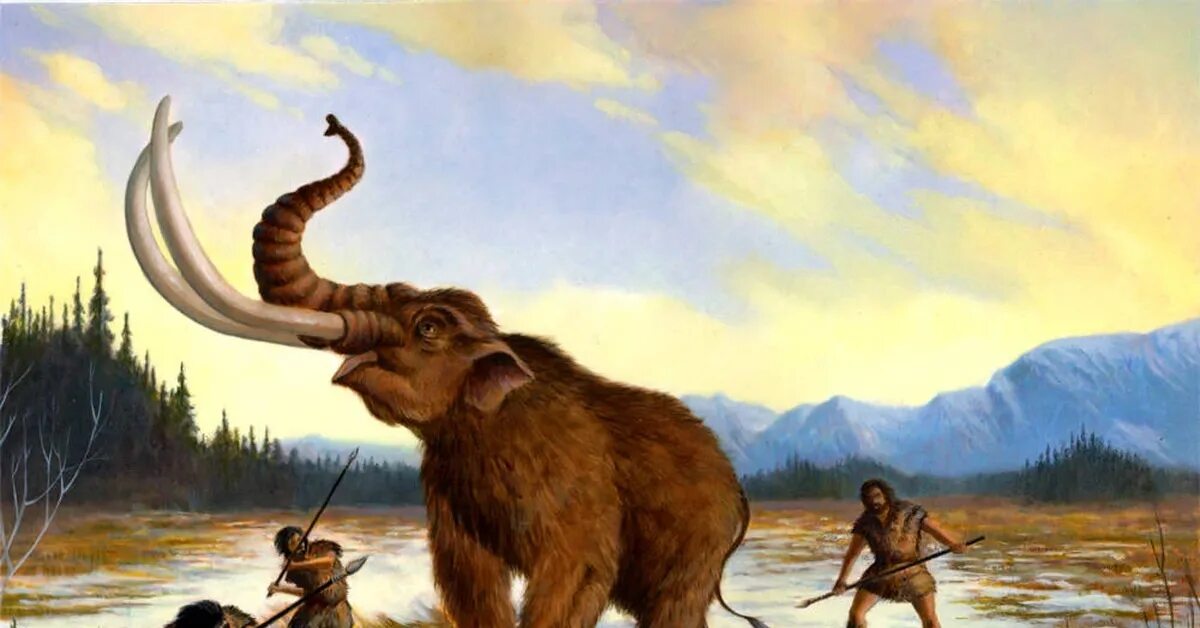 Где жили мамонты. Древние люди охотятся на мамонта. Охота древнего человека. Первобытная охота. Охота на мамонта.
