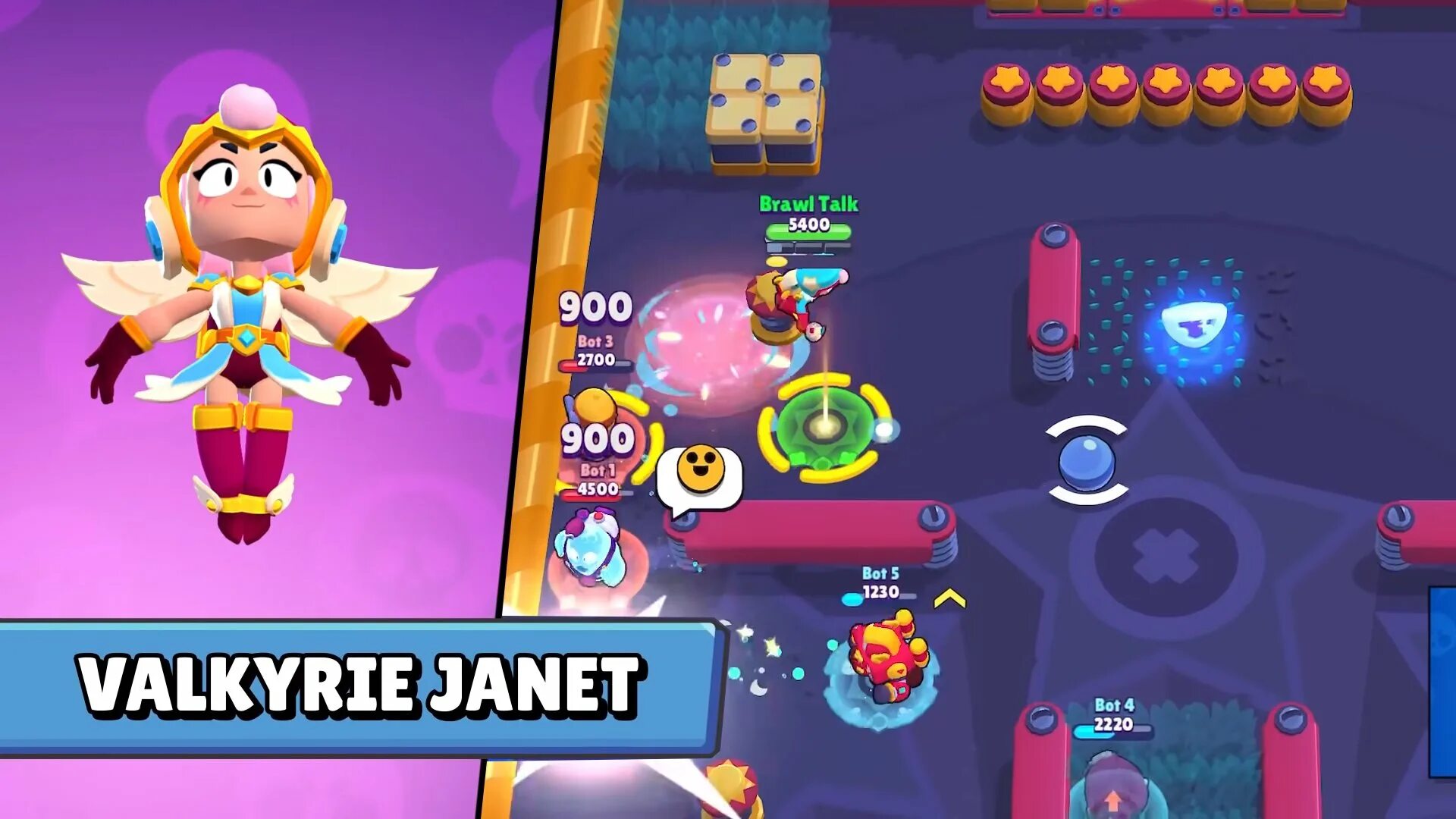 Janet из Brawl Stars. Valkyrie Janet Brawl Stars. Бонни БРАВЛ.