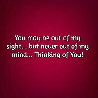 But you were thinking about it