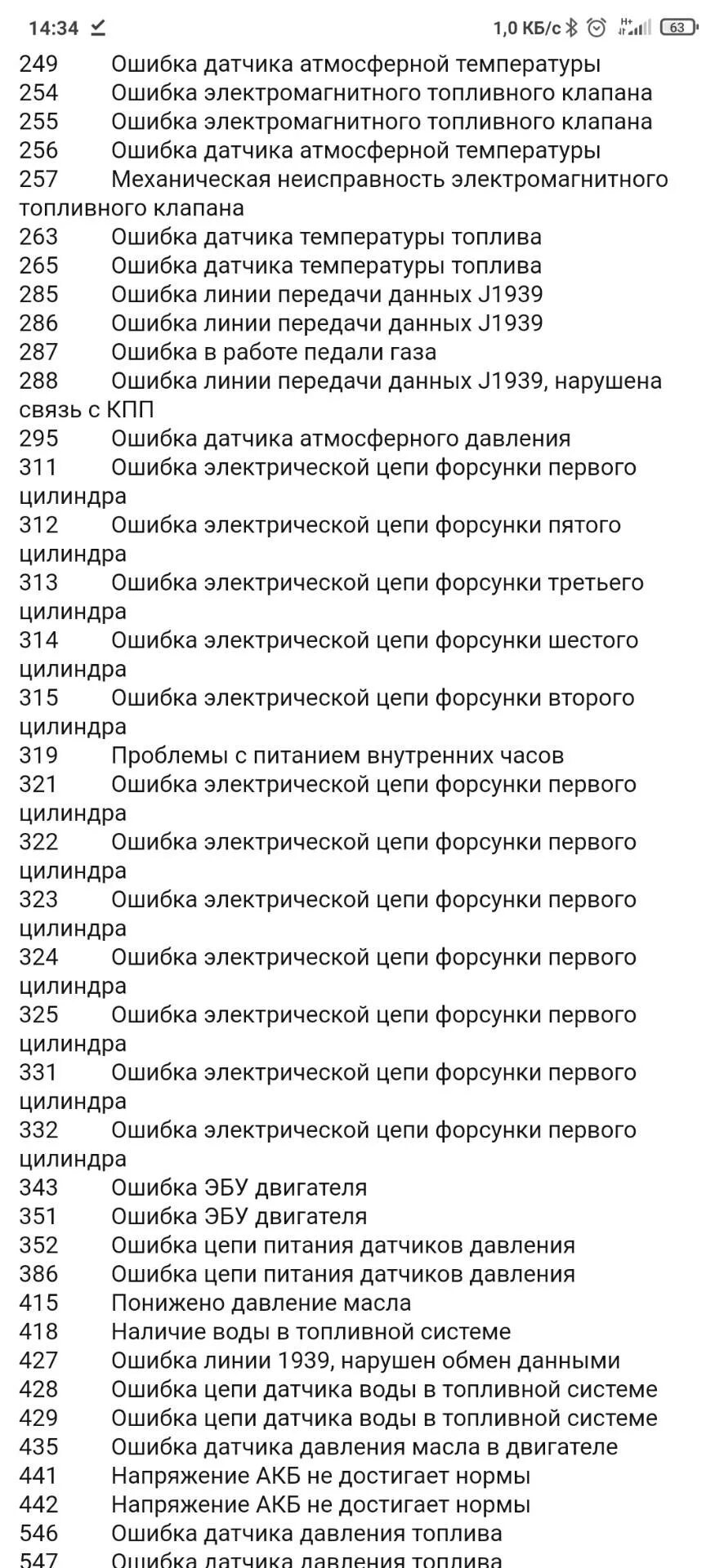 Ошибка fmi 14