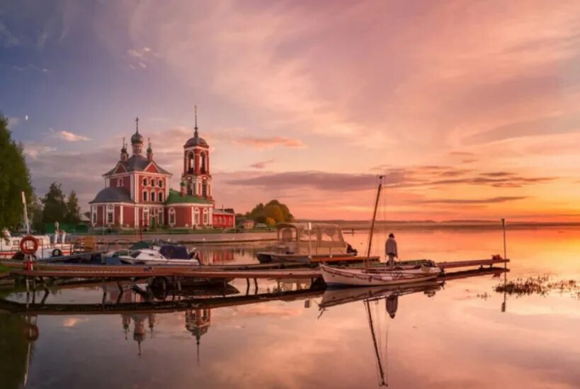 Полетал в Переславле, где река Трубеж впадает в Плещеево озеро - Сообщество "Дро