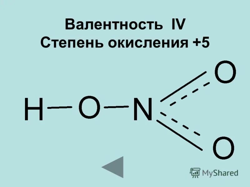 Валентность азот кислород 2