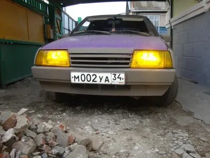 Ваз 2109 желтый