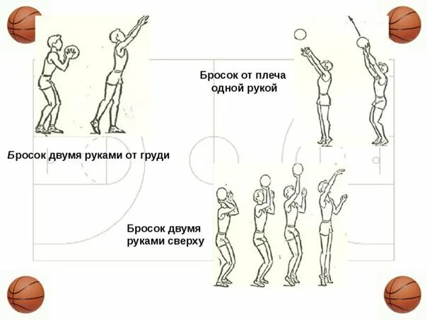 Какого броска мяча не используют в баскетболе. Баскетбол штрафной бросок схема. техника броска мяча в кольцо в баскетболе. бросок мяча снизу в корзину баскетбол. бросок мячав рзину снизу в баскетболе.
