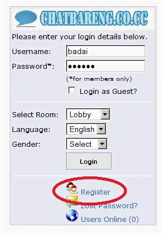 Bad user name. Bad user name