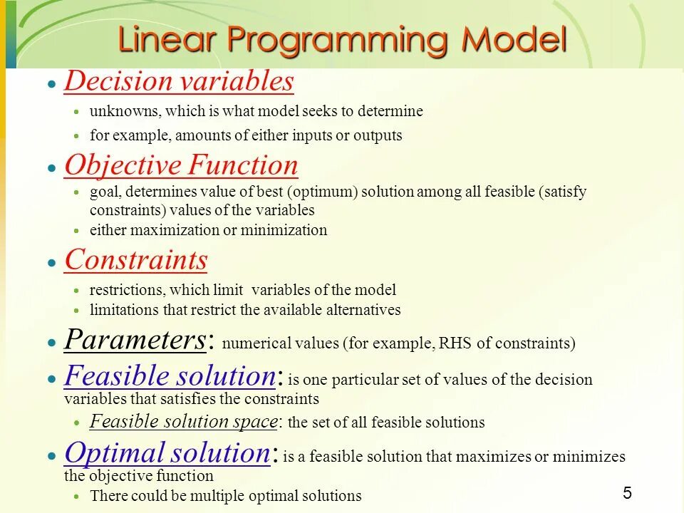 Variables unknown. Linear Programming model. Model Programming. Programmer model. Feasibility Region Linear Programming.