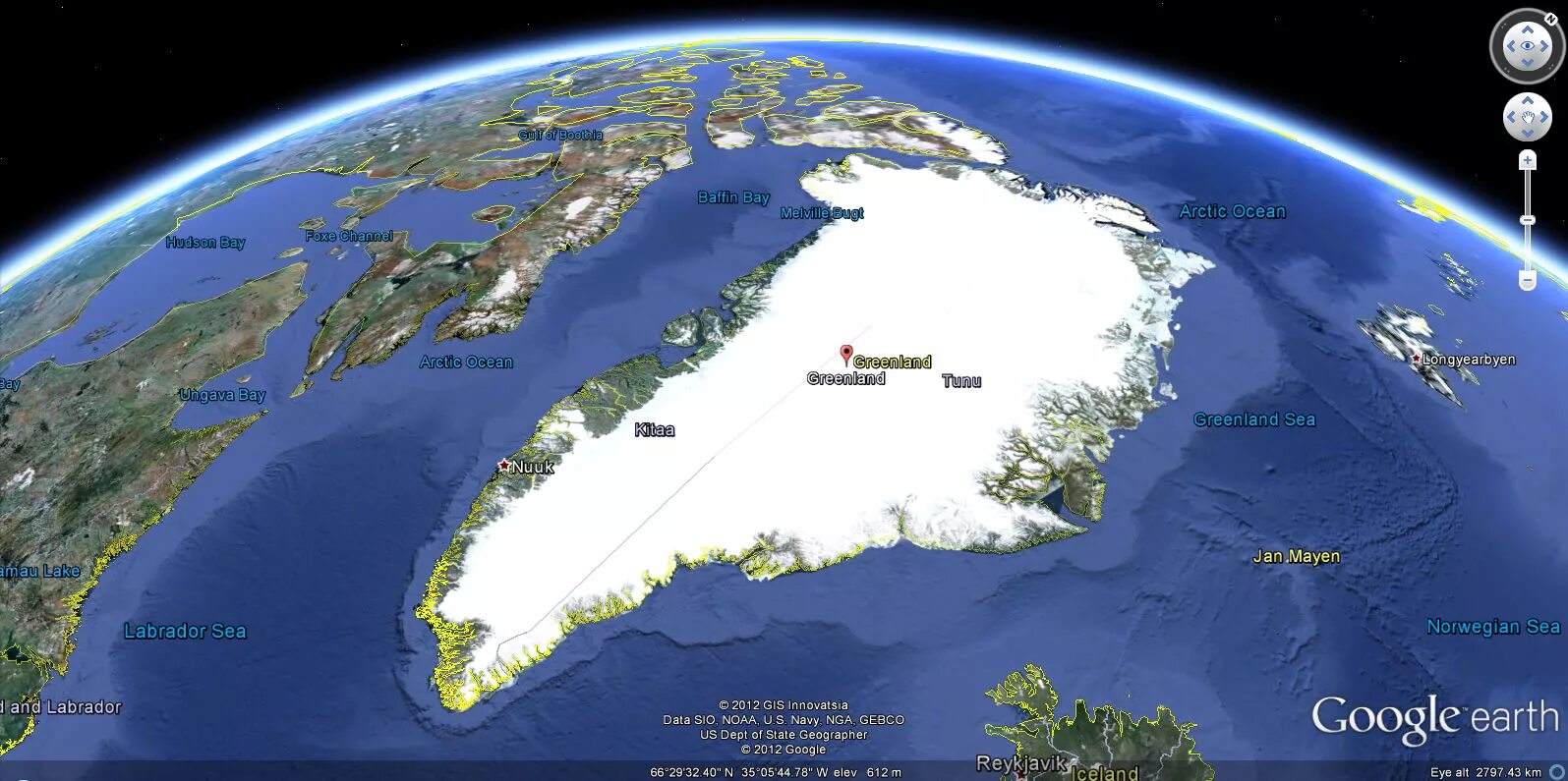Остров Гренландия на карте. Остров Гренландия со спутника. Гренландские острова на карте.