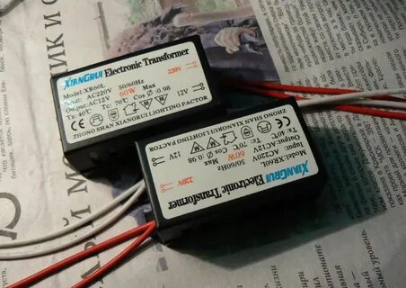 Электронный трансформатор 220 на 12