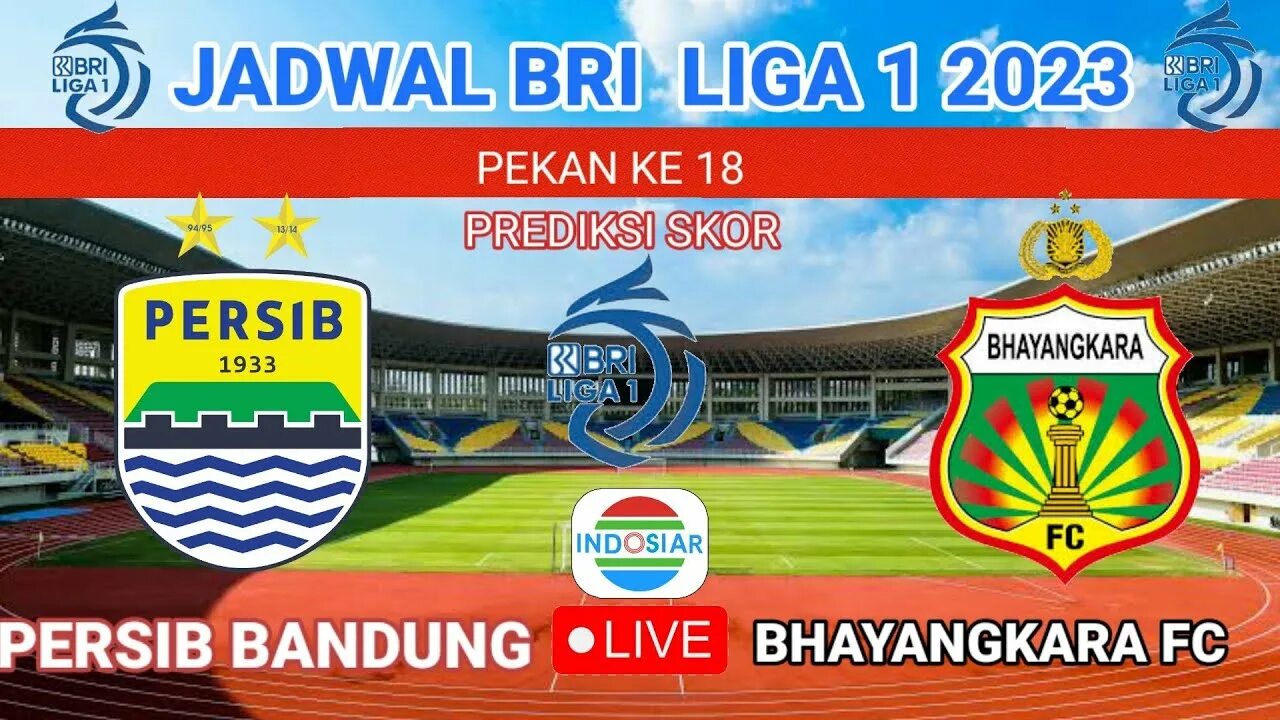 Live streaming persib vs bhayangkara