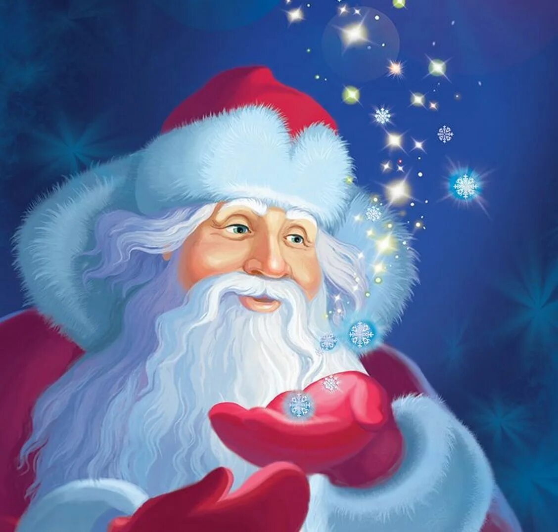Дед мороз страница. Дед Мороз. Изображение Деда Мороза. Портрет Деда Мороза. Красивый русский дед Мороз.