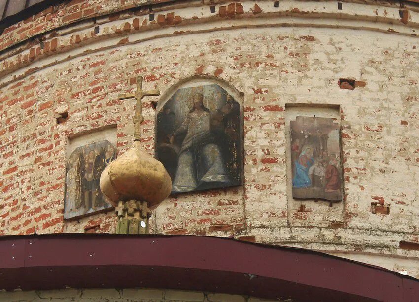 Погода в поддубах. Храм село Поддубное. Храм Поддубное Инза.