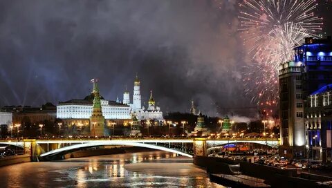 Новый год на москве реке