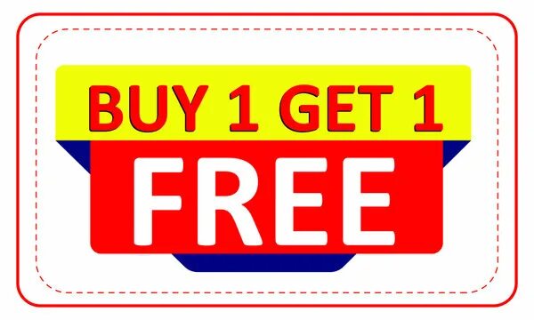 Buy buy 1 hour. Buy buy 1 hour. Buy buy 1 hour. Buy 1 get 2. Buy one , get one.